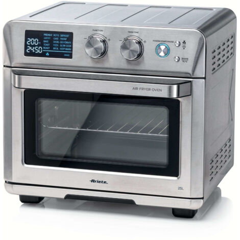 Friteuse sans huile 25L 1700W – 15 fonctions de cuisson – Température jusqu'à 230°C – Friture saine avec une cuillère d'huile – Ariete