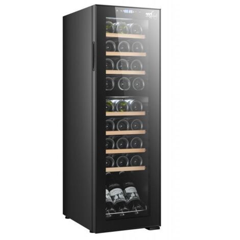 Melchioni Vermentino 27 C Dual Refroidisseur de vin compresseur Pose libre Noir 27 bouteille(s)