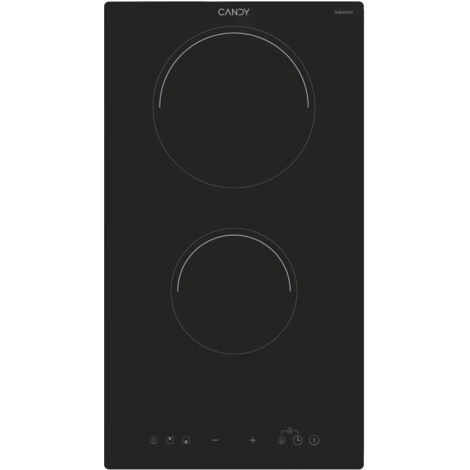 Candy – Table de cuisson à induction 2 feux 30 cm – Puissance 3500 W – Encastrable – Technologie de détection casseroles