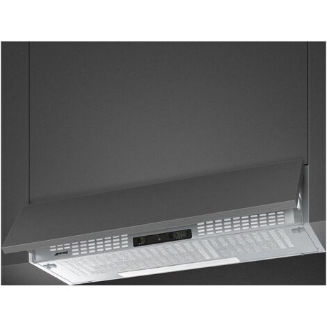Smeg KSEIR92SE2 hotte Semi-intégrée (semi-encastrée) Argent 225 m³/h D (1/2)