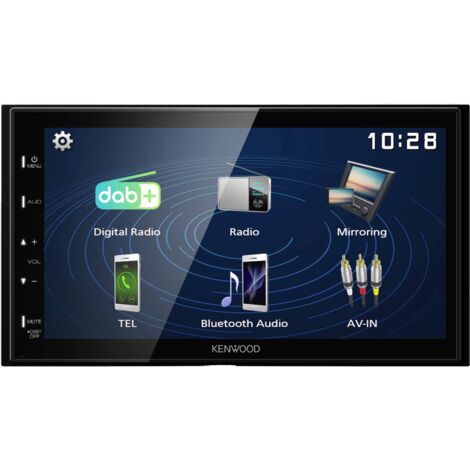 Kenwood Electronics DMX129DAB récepteur multimédia de voiture Noir 64 W Bluetooth (1/4)