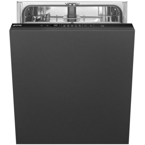 Smeg – Lave-vaisselle tout intégré 60 cm – 13 couverts – Classe D – 46 dB – Moteur Inverter silencieux – Ouverture automatique – STL262D
