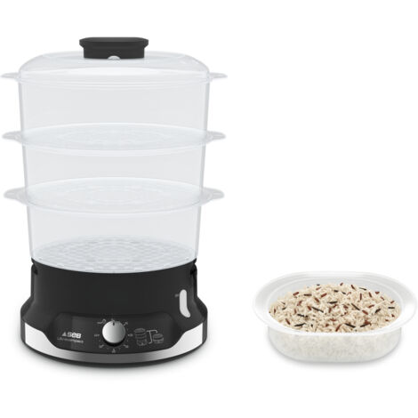 Tefal Ultracompact VC2048 cuiseur vapeur 3 Nombre de paniers Pose libre 800 W Noir (1/5)