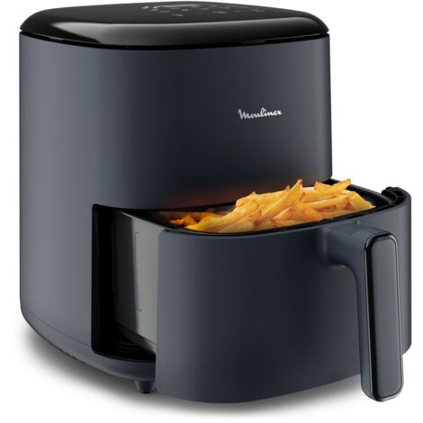 Moulinex – Friteuse sans huile 5 L – Autonome – Température 70 °C – Technologie de cuisson à air chaud – Noir