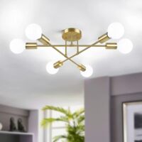Ceiling Light Traditional 6-Light Metal Brushed Copper E27