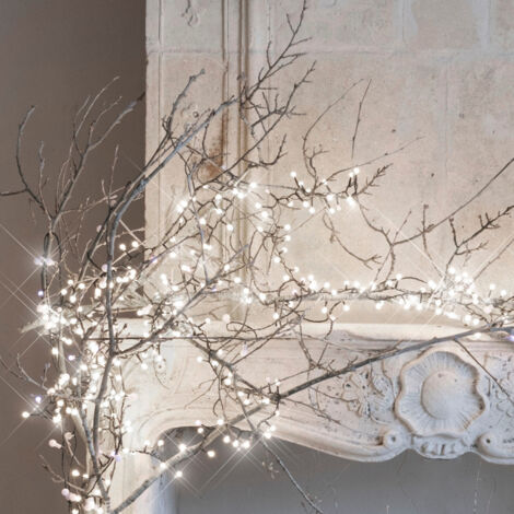 Guirlande boules LED Flash blanc pur 9m (1/3)