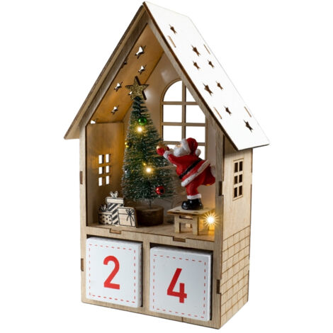 Calendrier de l'Avent en Bois Camion - Spécial NOËL