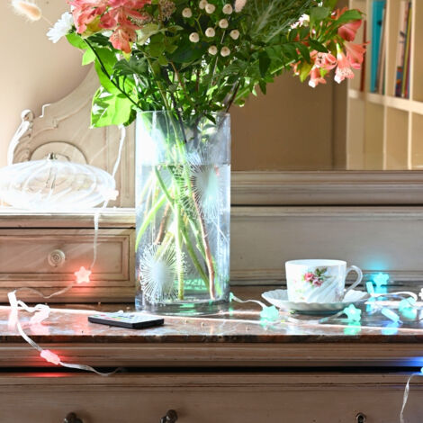 Guirlande étoiles lumineuses multicolore (1/3)
