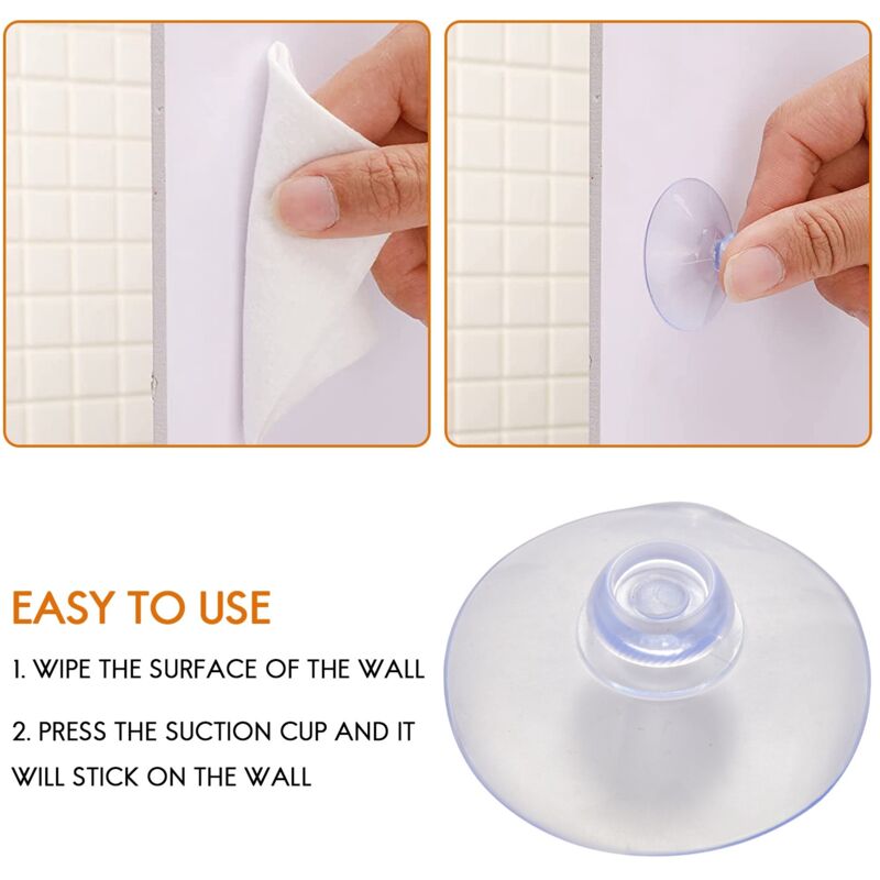 Ventosas de PVC Transparentes y Ecológicas para Mesa de Vidrio, Ventosa Roscada Ventosas de PVC Transparentes y Ecológicas para Mesa de Vidrio, Ventosa Roscada