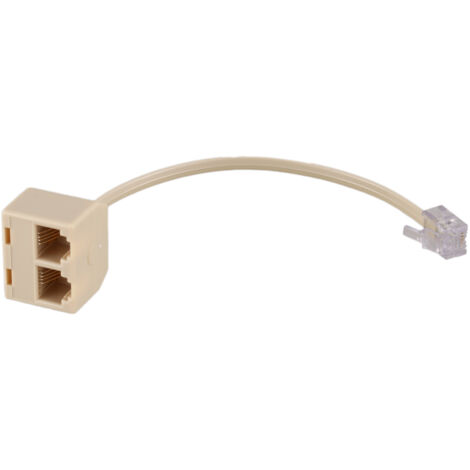Adattatore Cavo Telefonico 2m RJ11 A BT - Rame Puro - Comms4u - Nuovo