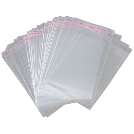100 Bolsas De Celofán Transparentes Resellables - Sin Ácido - IowaFarmLifeDreams