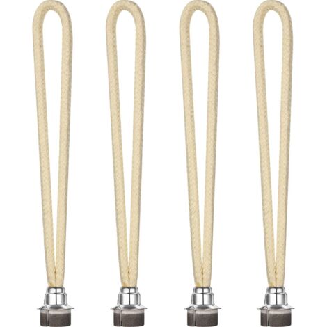 2 Stoppini Catalitici Di Ricambio Per Lampada Ad Olio, 18 Mm, In Argilla E Cotone, Per Aromaterapia E Diffusore, Beige