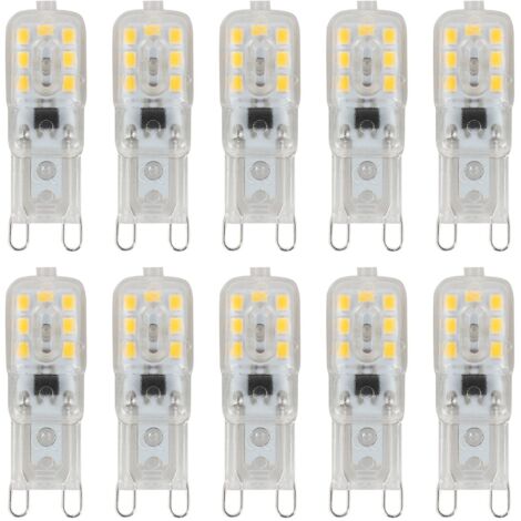 6 Bombillas G9 LEG, 5 W, Duraderas, 22 LED, 360 Grados, Rápida