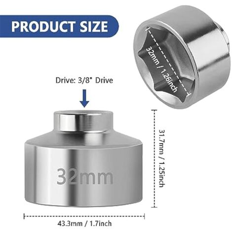 Llave Para Filtro De Aceite De 14 Flautas – Aluminio De 74 Mm, Compatible Con Chery Y Siena, Fácil Extracción