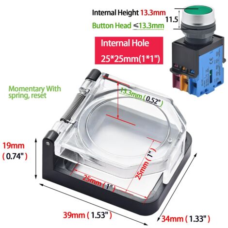Aexit FA5-10/1WL Interruptores Industriales De CA 125 V