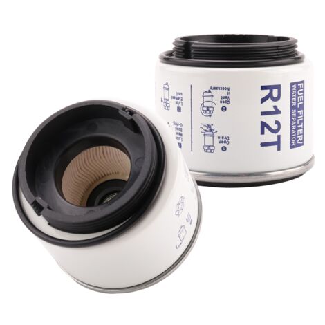 2 filtros separadores de agua y combustible para R12, R12S, R12T, Racor ...