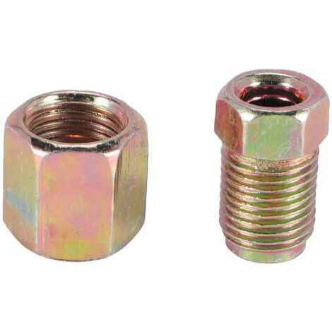 Raccordi Per Tubi Freno MuHize Da 3/16"""" - Assortimento Di 15 Raccordi Freno Con Filettatura 38 24 Aggiornati Per Tubi Freno Da 316 Di Pollice~p121977002 - Foto 2