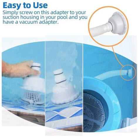 Adattatore per aspirapolvere RP/per Skimmer RX per piscine estive Waves