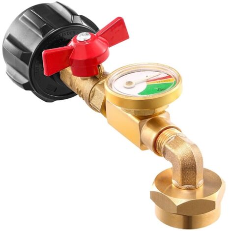 Convierte Tu Tanque De 2 Libras Fácilmente: Adaptador De Latón Macizo QCC1 A Rosca Macho De 1/4 Para Gas Propano O Natural