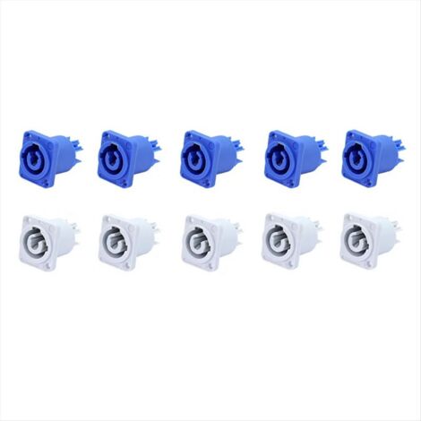 Connecteur Etanche YACSEJAO Connecteur Powercon 3 Broches - Fiche Femelle Et Connecteur Led 3 Broches