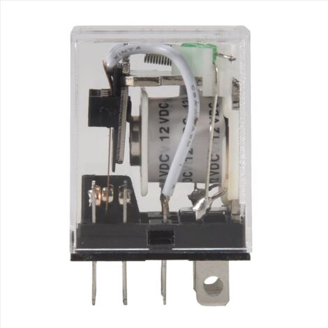 2 stuks 8-pins spoel vermogensrelais 10A elektromagnetische DPDT 2NO