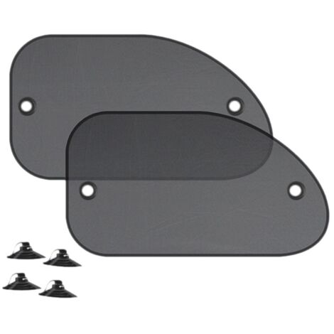 Juego De 4 Cortinas Solares Magnéticas Para Ventanas Laterales De Coche | Poliéster Opaco | Tamaño Delantero 45x70 Cm, Trasero 45x75 Cm | Protección UV Y Privacidad