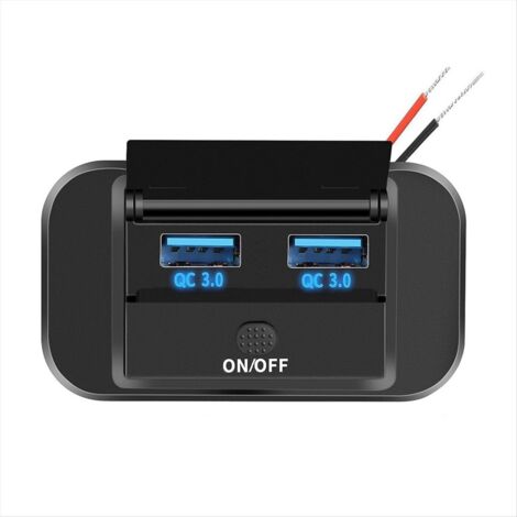 2uds. 1 Cargador 4 En USB Toma De Corriente Para Automóvil 86W Toma De