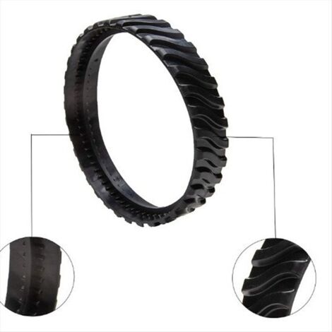 Kit Ricambi Per Robot Pulitore Piscina Zodiac MX6/MX8: 2 Cingoli Gomma R0526100, 2 Cuscinetti R0527000, 4 Spazzole R0714400