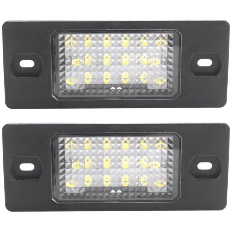 2 Luces LED Sin Errores Para Matrícula De Mercedes W204 W207 W212 W216 | Blanco 6000K, Plug And Play