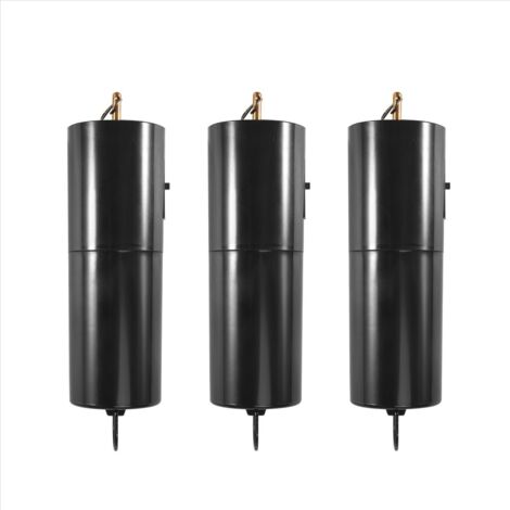 Kit De 2 Motores Giratorios Para Campanillas De Viento – Accesorio De Plástico Blanco Con Gancho, Funciona Con Batería, Silencioso Y Fácil De Instalar Para Decoración De Jardín O Balcón