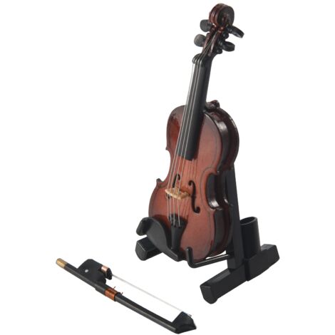 Réplica De Trompeta En Miniatura Con Soporte Y Estuche De Madera – Modelo Dorado Decorativo Para Músicos