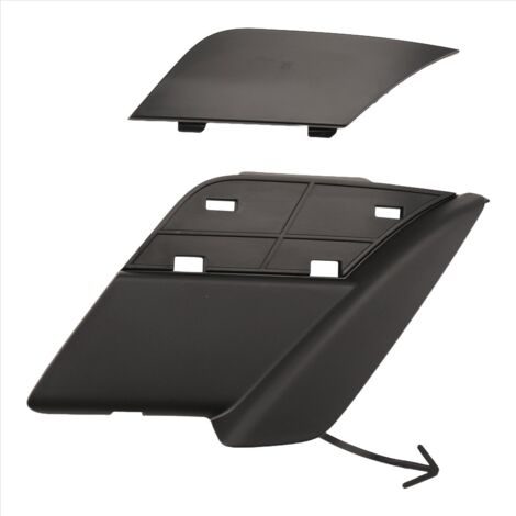 Par De Molduras De Parachoques Delantero Imprimadas Para Suzuki SX4 Hatchback 2007-2013, Lado Izquierdo Y Derecho