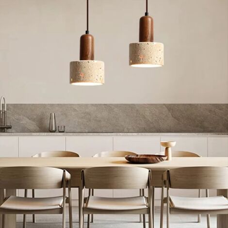 Lámpara Colgante De Travertino Amarillo, Lámpara Colgante De Embudo, Lámparas Colgantes De Piedra Natural, Accesorios De Iluminación E27, Lámpara De Noche Antigua, Luces Colgantes Decorativas De