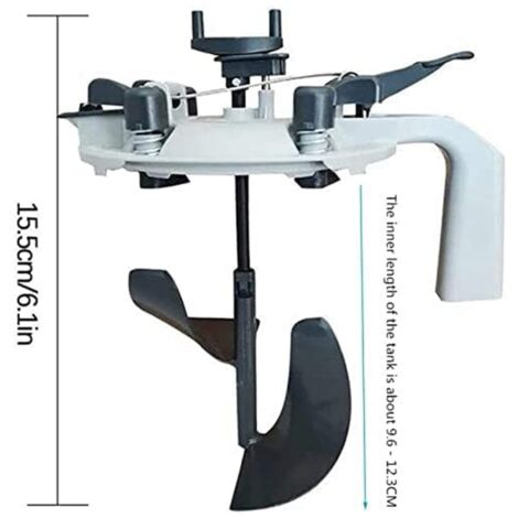 Regla Mezcladora De Pintura Durlo 32 Cm | Proporciones Exactas Para Acrílico, Aceite Y Agua | Herramienta De Aluminio Para Taller