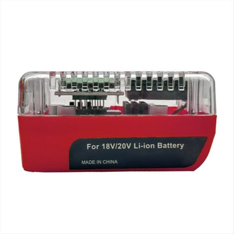 4 Adattatori Convertitori Da Batteria AA A C – Custodia Trasparente In Plastica – Adattatore Universale