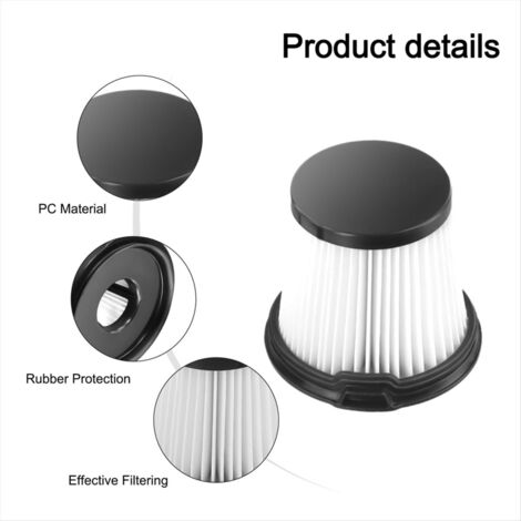 Paquete De 6 Piezas De Filtro Para Aspiradora Inalámbrica Gtech Multi Mk2 Hy