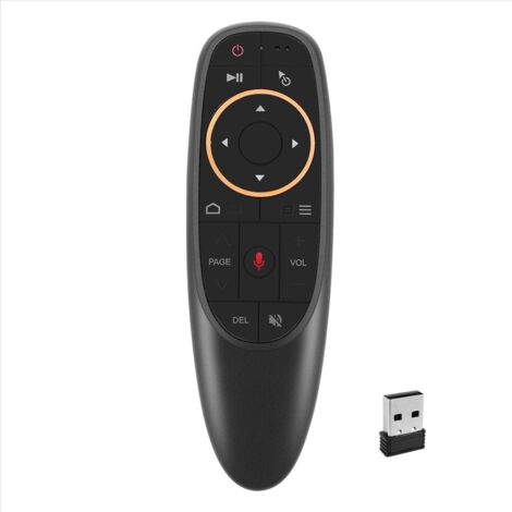 Air Mouse, 1000 DPI 2.4G Telecomando Vocale Air Mouse Telecomando Wireless Fly Mouse con Giroscopio a 6 Assi per TV Box, PC, Tablet, Smart Computer