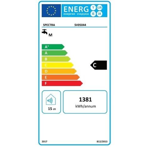 ELDOM Spectra 50 litres chauffe-eau électrique 1,5 kW Commande manuelle