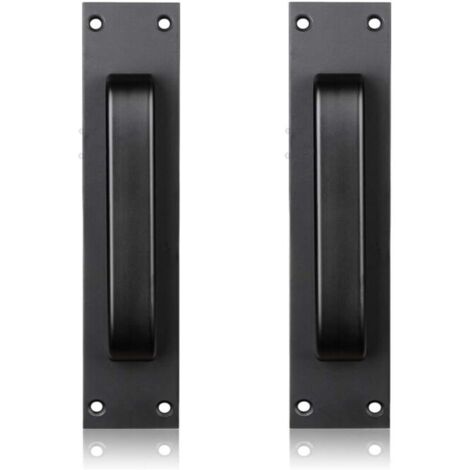 Schwarzer Schiebetürgriff für Küche/Möbel/Schrank/Schrank/Scheunentür, Schiebe-/Schubladengriff