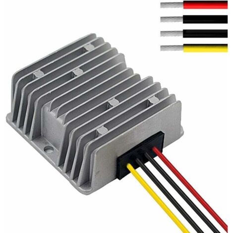 Auto DC 12V 15A Spannungsstabilisator Überspannungsschutz Leistungsregler für Auto LKW Fahrzeug Boot Solaranlage usw. (DC24V Eingang, DC12V Ausgang)