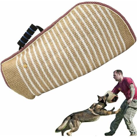 GABRIELLE Hundebisshülle, Traktor-Schutzhülle für Hunde, Armschutz, Hundebisshülle, langlebige Jute-Trainingsausrüstung für Pitbull, Deutscher Schäferhund und Mastiff (1/5)