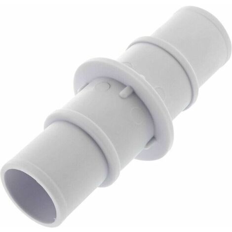 Stück gerader Schwimmbad-Sauganschluss, kompatibel mit 1-1/4 Zoll und 1-1/2 Zoll, 12 cm, weiß (1/4)