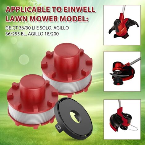 4 Pezzi Di Ricambio Per Tappo Bobina Per Ein-hell GE-CT 4530 TLE-02-1, 88,3 Mm* 34,3 Mm Copertura Bobina Compatibile Con Ein-hell Grass Eater