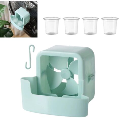 Standventilator-Kühler mit Eiswürfel, hängender Eishalter für Ventilator, Adapter für Nebelkühlventilatoren, Luftkühler ohne Bohren