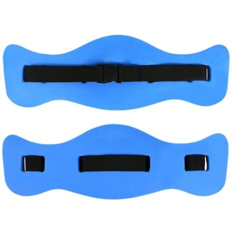 Schwimmgürtel - Wassergymnastik-Übungsgürtel - Aqua-Fitness-Schwimmhilfe aus Schaumstoff - Blau