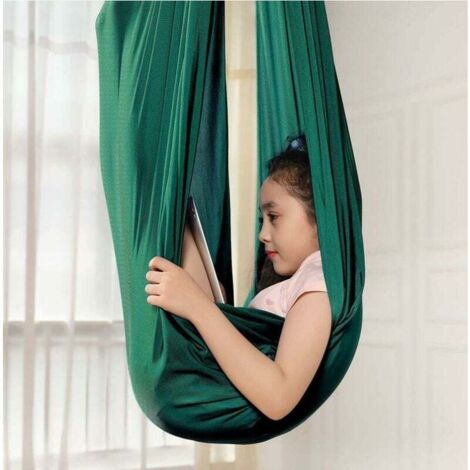 GABRIELLE Sensorische Therapieschaukel für Kinder, 360° Indoor-Outdoor-Kinderhängematte, elastische Schaukeltherapie, umarmender Hängesessel