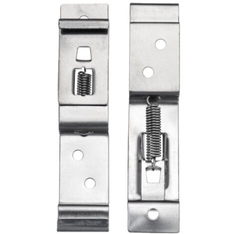 2er-Pack Kennzeichenhalter 120x25 mm Universal KFZ Kennzeichenhalter aus Edelstahl Auto-, Anhänger- und LKW-Kennzeichen