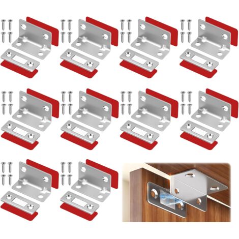 10 selbstklebende Schranktürmagnete, ultradünne Schranktürmagnete, Türmagnete, Schranktürmagnete, Magnetverschlüsse für Schiebetüren, Schubladen und Schränke