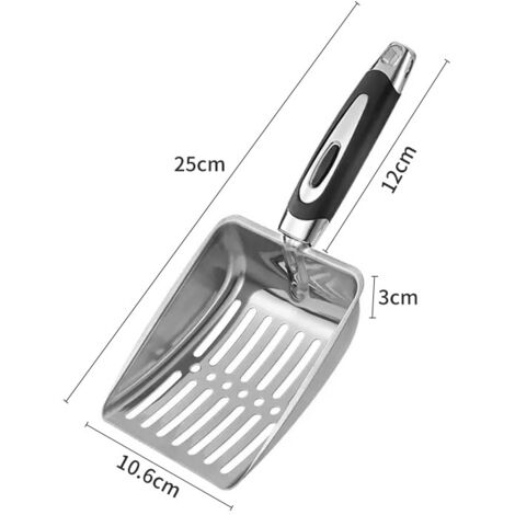 Psasrm Hühnerkotschaufel Aus 304 Edelstahl – Verstellbarer Griff (58,4–109,2 Cm) – Rückenschonend Für Die Stallreinigung
