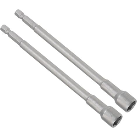 Magnetische Steckschlüsseleinsätze, 10-mm-Stecknuss, 1/4"-Sechskantschaft, langer Steckschlüssel aus CR-V-Stahl – (für die Reparatur von Kfz-Teilen), 2 Stück (1/5)